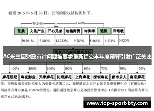 AC米兰因财政审计问题被要求重新提交本年度预算引发广泛关注 AC米兰因财政审计问题被要求重新提交本年度预算引发广泛关注